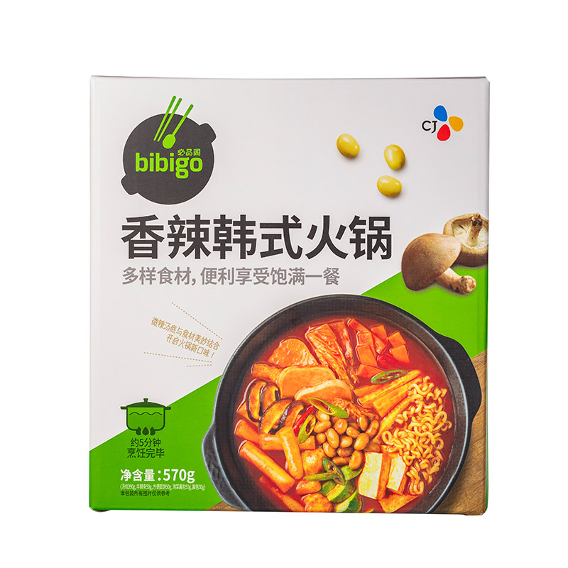必品阁香辣韩式火锅570g