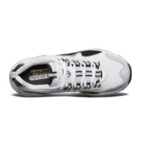 Skechers斯凯奇情侣款男鞋复古厚底熊猫鞋老爹鞋休闲运动鞋999285