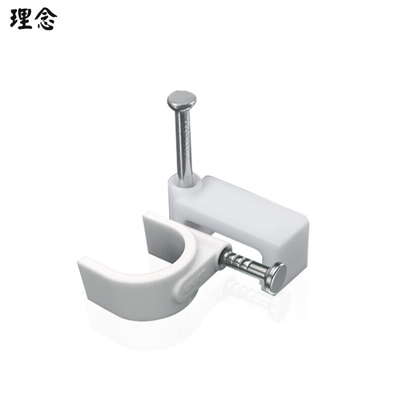 理念网线电线固定卡钉网线电线固定卡扣固定线卡扣墙压线圆形7100个包