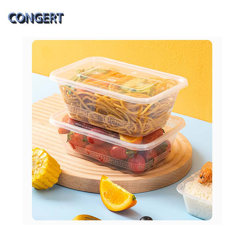 CONGERT 一次性餐盒 方650ml 箱高清大图
