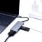 LAH TO 互转连接线 ype-c扩展坞拓展四合一HDMI/VGA/USB3.0/USB-C适用微软macbook苹果