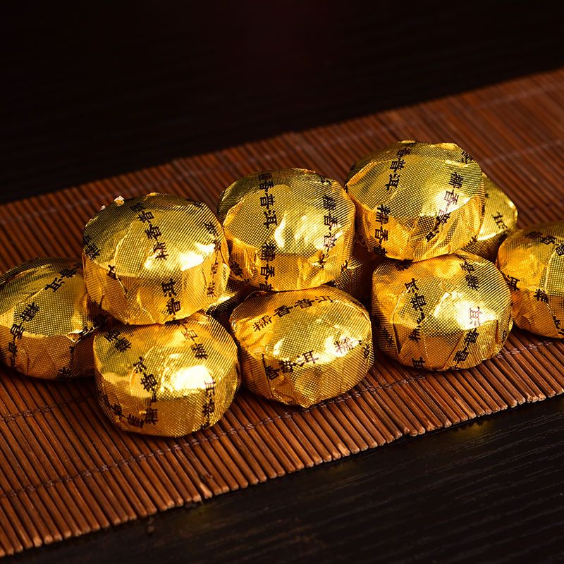 正宗云南糯米浓香型宫廷普洱熟茶迷你小沱茶叶小金沱半斤一斤罐装 糯香小沱茶250G