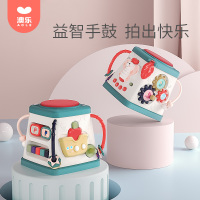 澳乐儿童多彩益智音乐拍拍鼓0-1岁宝宝手拍鼓婴儿玩具6个月