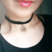 日韩原宿颈带项圈女短款锁骨链女生可爱项链送女朋友七夕情人节礼物