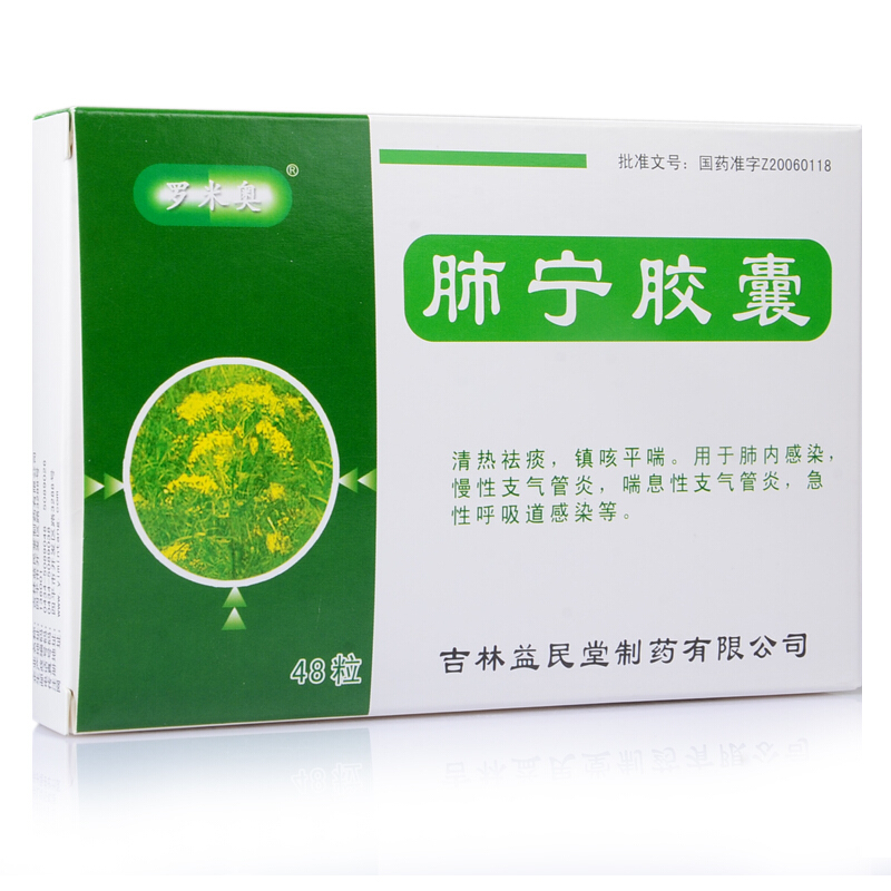 罗米奥 肺宁胶囊 0.35gx12粒x4板/盒 参数