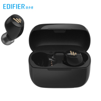 EDIFIER/漫步者 TWS1蓝牙耳机双耳真无线入耳式隐形5.0运动跑步小型华为安卓通用 黑色
