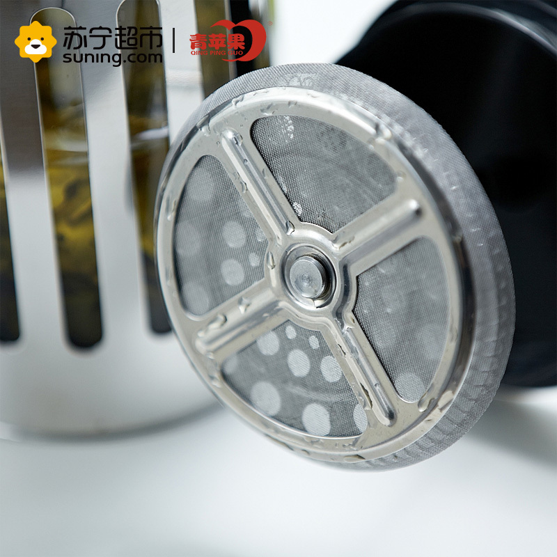 青苹果 咖啡壶 法压壶 冲茶壶 耐热玻璃 茶壶 过滤 不锈钢 1000ml