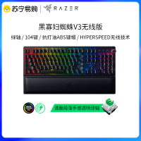 雷蛇Razer 2021雷蛇黑寡妇蜘蛛V3迷你 机械键盘 有线键盘 游戏键盘 104键 RGB 电竞 雷蛇黑寡妇蜘蛛V3
