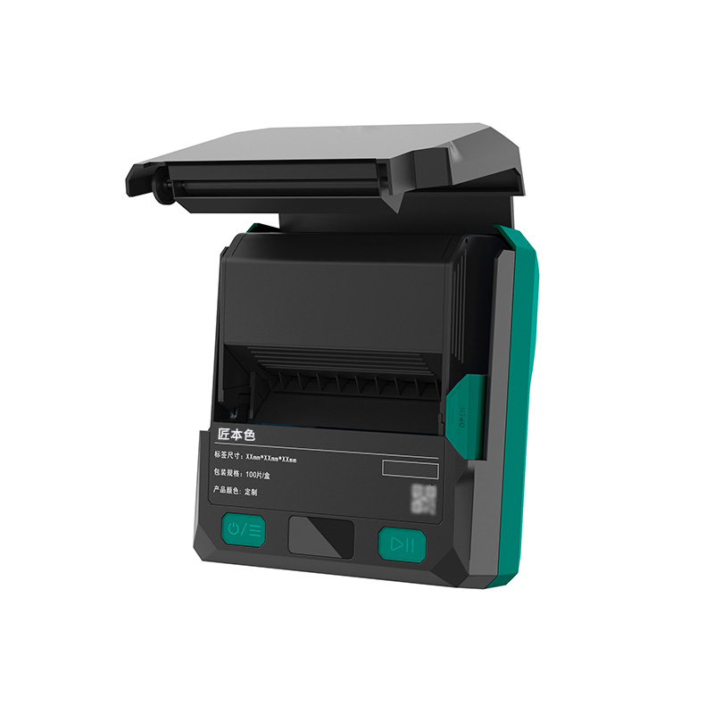 匠本色 YJ71M 300dpi 30mm/s 标签打印机(计价单位:台)黑绿色高清大图