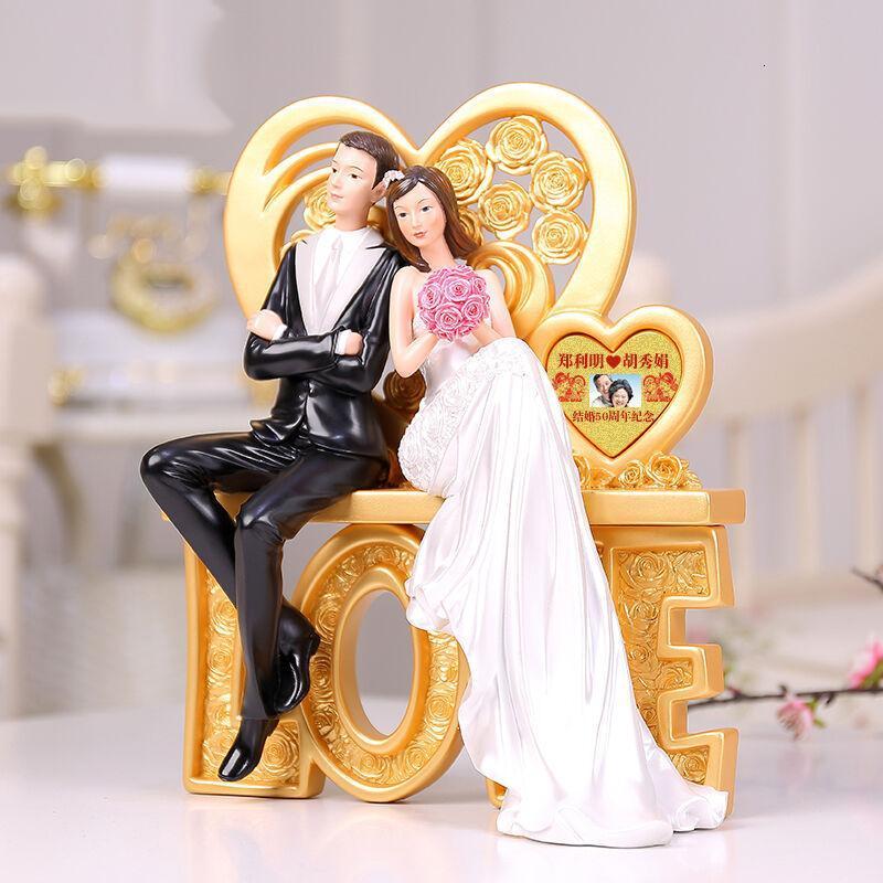 礼品之家 实用新婚礼品婚庆摆件装饰品 爱的纪念日创意结婚礼物送朋友送女朋友七夕情人节礼物