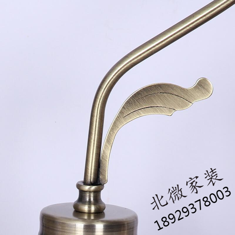 苏宁优惠购 欧式复古怀旧台灯美式乡村温馨卧室床头灯简约现代触摸调光书房灯T