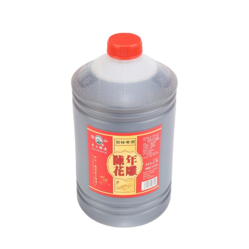 径山手工酿造陈年花雕干型清爽型国标黄酒2.5L/桶图片