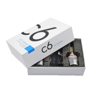 安尔斯汽车led大灯C6 LED汽车大灯 汽车大灯通用国产灯泡 led车灯H1/H3/H4/H7/900628W汽车照明