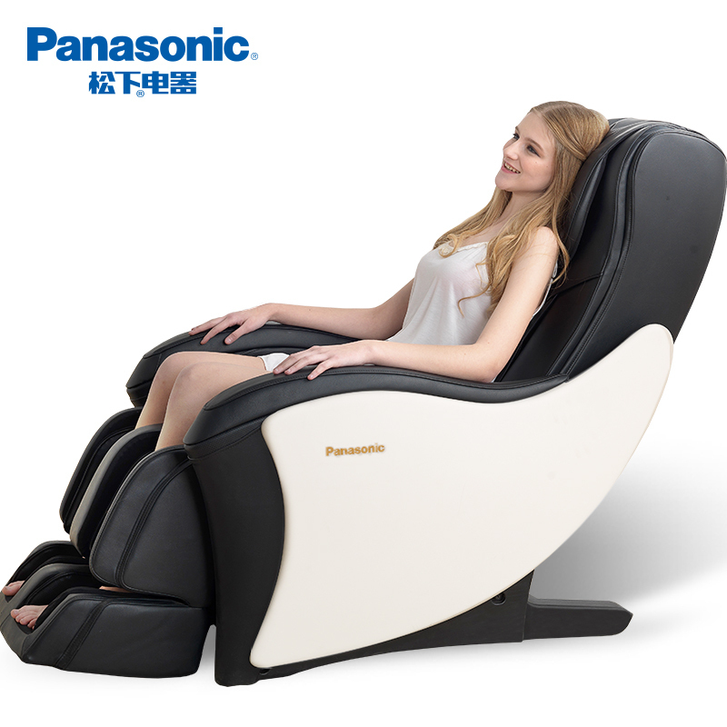 松下（Panasonic）按摩椅家用全身按摩椅皮质 全自动小型省空间 脚底按摩 EP-MA01