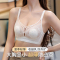 浪莎内衣女薄款大胸显小胸聚拢收副乳防下垂兔耳朵蕾丝性感文胸罩