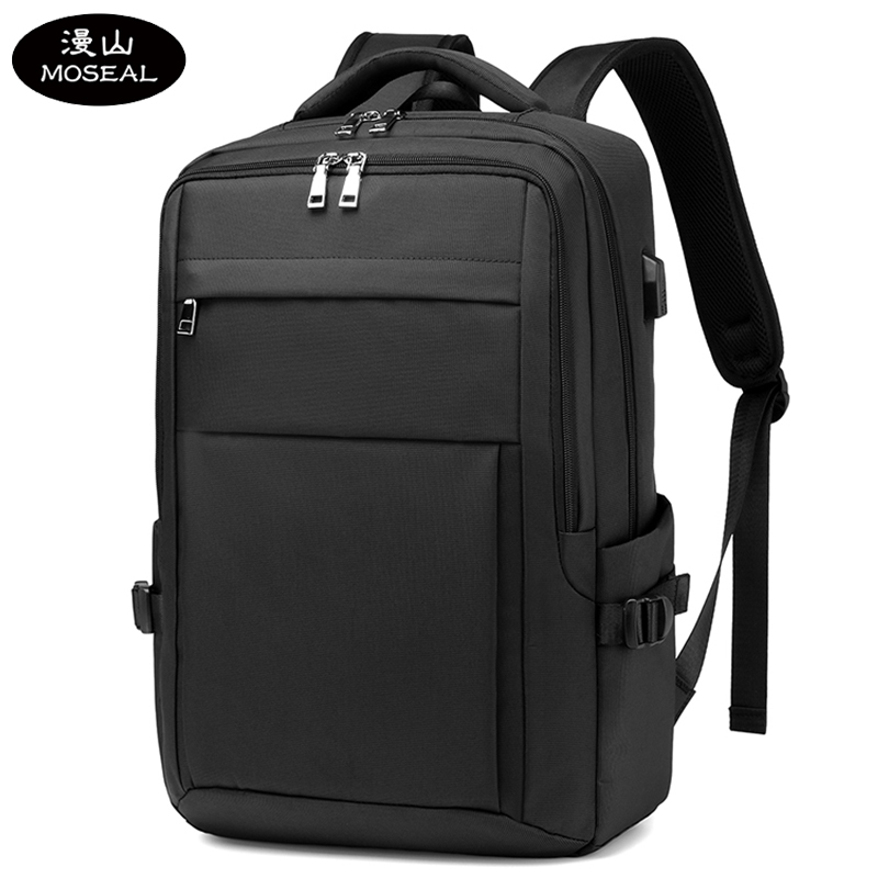 漫山 轻商务多功能男女双肩包大容量背包电脑包休闲旅行学生书包 MS-1949 (个)