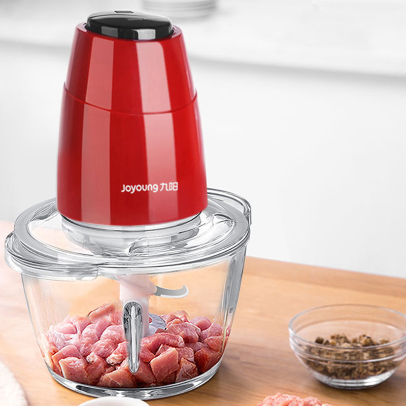 九阳 碎肉机 JYS-A800 家用电动搅肉机不锈钢打肉机料理机搅拌机 红色(单位:台)