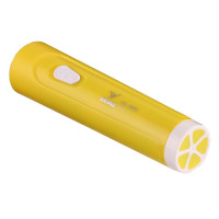 雅格(YAGE) YG-3851 LED可充电手电筒小夜灯 带尾灯 黄色(七包服务)