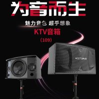 WESTDING/威斯汀家庭会议一拖四音响KTV音响家用音响卡拉OK音箱 蓝牙功放组合音响U段防啸叫K35话筒109套装