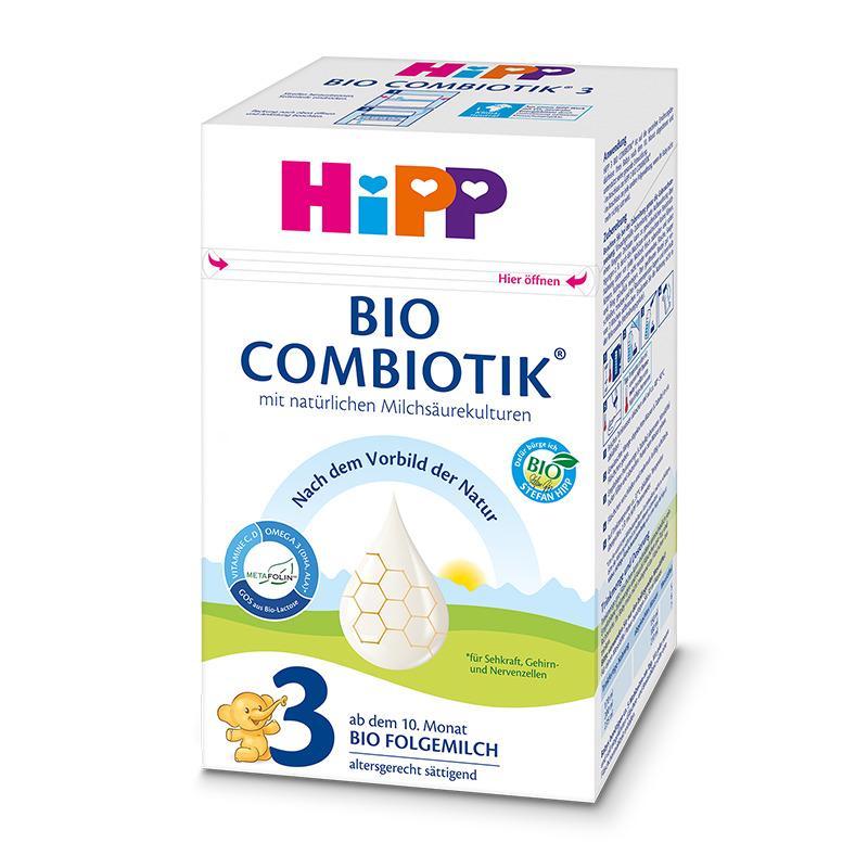 [新效期2026年1月后]原装进口德国Hipp喜宝有益生菌婴幼儿奶粉3段600g(10-12月) 进口儿童3段奶粉