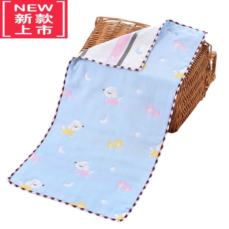 可莉允婴儿纱布口水巾新生儿童毛巾洗脸巾宝宝手帕小方巾超柔洗澡巾图片