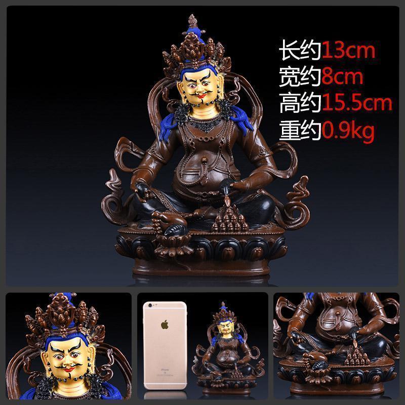 家柏饰(CORATED)佛像 藏传密宗藏巴拉佛教护法摆件画脸高清大图