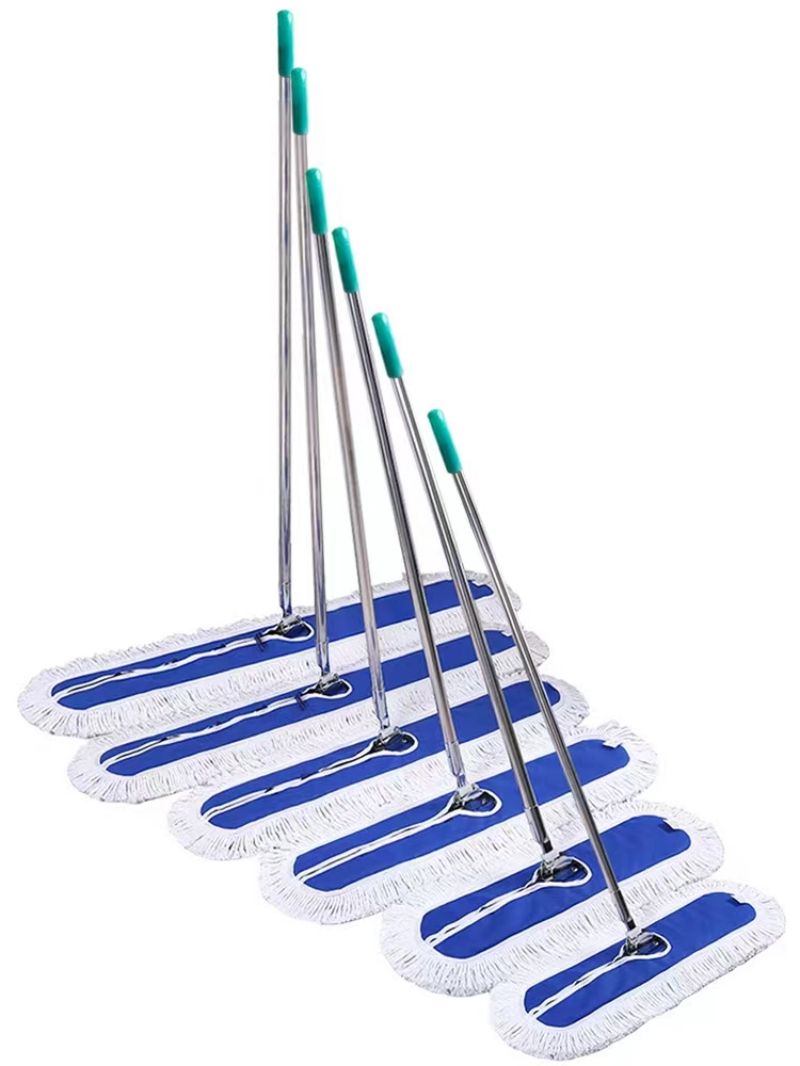 蔚岸平拖尘推宽头地拖 棉线拖把 酒店商场工厂保洁物业干湿排托加厚排拖(40*30cm)/个