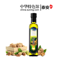 [中华特色]泰安馆 富世康 核桃油750ml 瓶装 低温冷榨初榨 凉拌 物理冷榨 华东