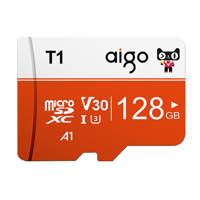 爱国者(aigo)T1联名版手机内存卡128G tf卡+读卡器套餐组合商品