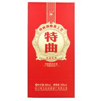 剑南春 绵竹金牌特曲 52度 口感浓香型 白酒 500ml*6瓶 整箱装(苏宁直送)