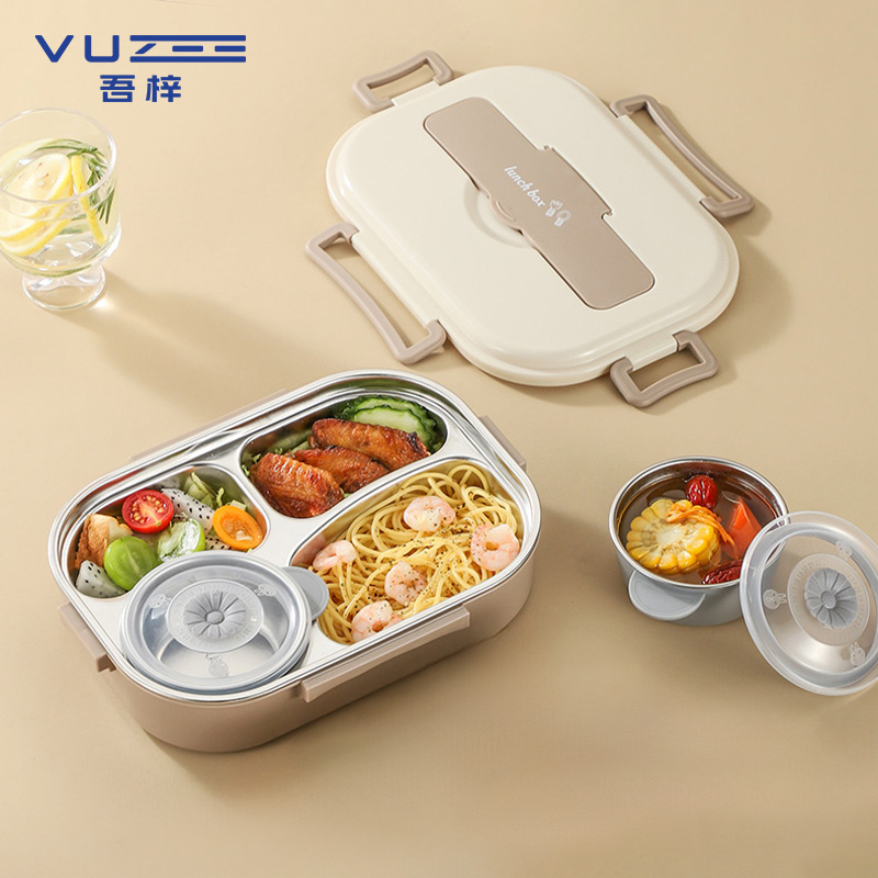 吾梓 饭盒 4格 个高清大图