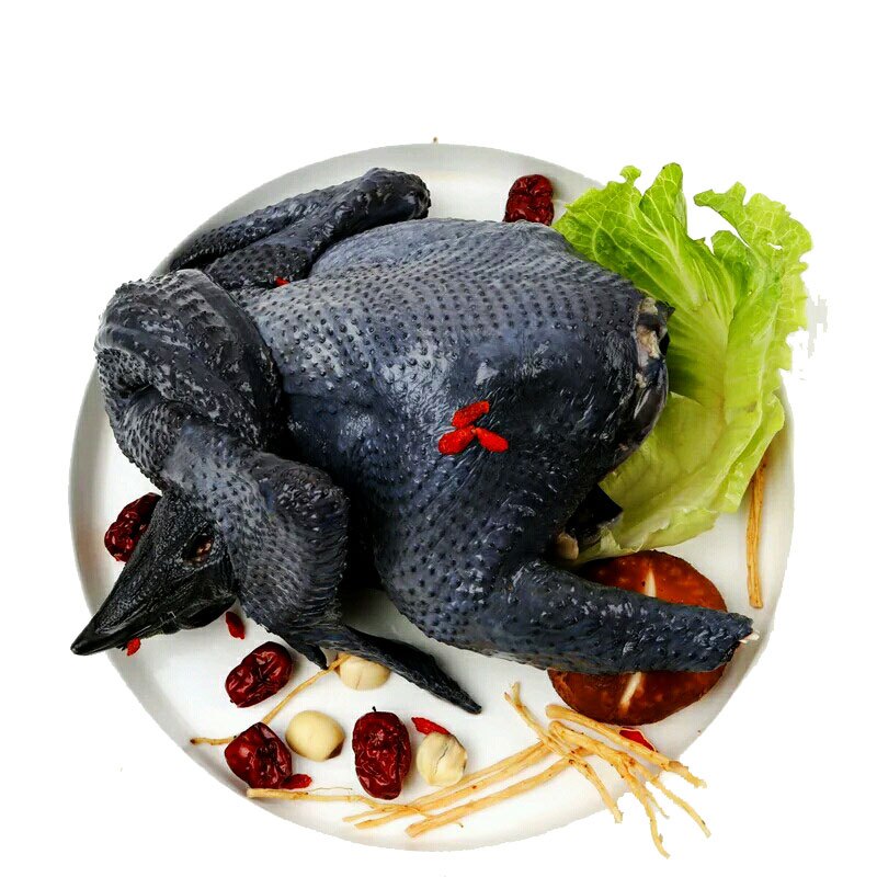 五奎 五黑鸡(160天) 整鸡 鸡肉 1000 鸡肉质鲜美味 口感细腻有韧性 真正绿色美味
