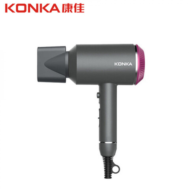 康佳(KONKA) KG-1601 负离子 电吹风 1600W 81*150*262mm (单位:个) 灰色高清大图