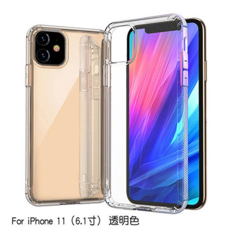 苹果11手机壳iPhone12Pro Max全包防摔xr气囊8plus透明套带防尘塞 iPhone11 6.1寸 单壳（
