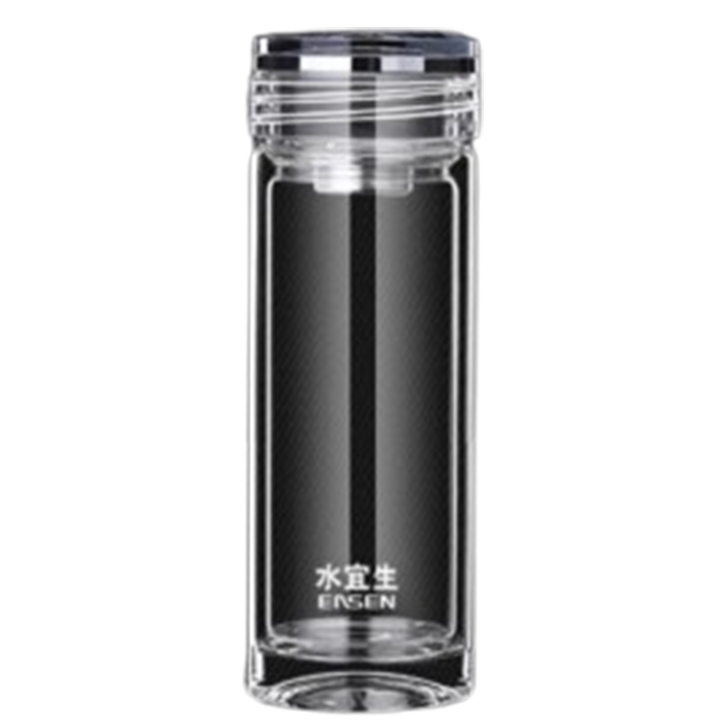 水宜生玻璃杯200ml手工烧制耐高低温双层隔热杯G308