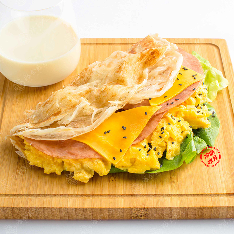 粮全其美手抓饼 家庭装原味50片120g家用商用台湾手抓饼