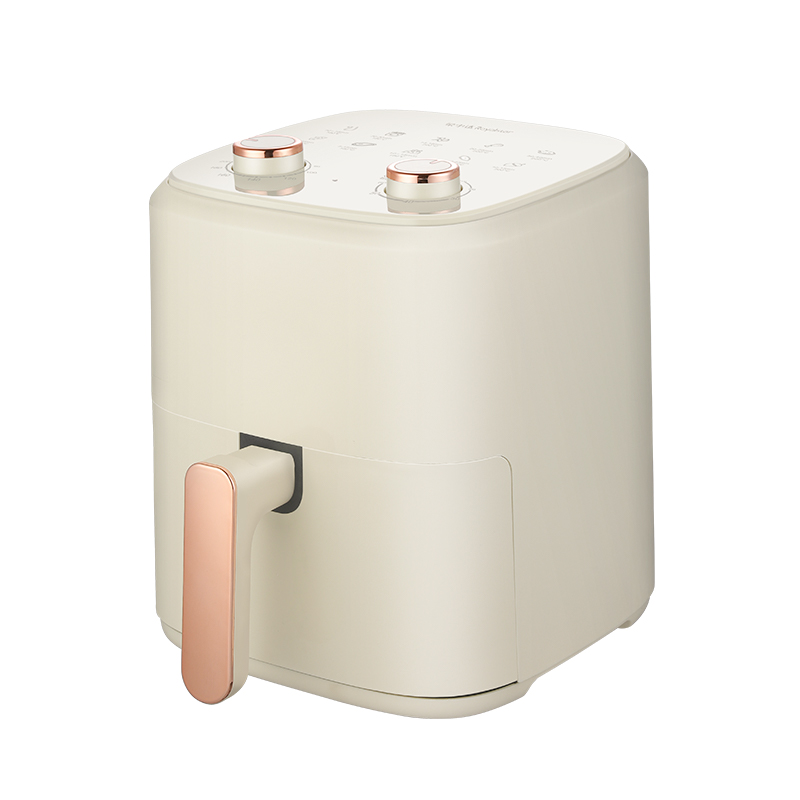 荣事达多功能空气炸锅 5升大容量 RS-AF901-A 米白色