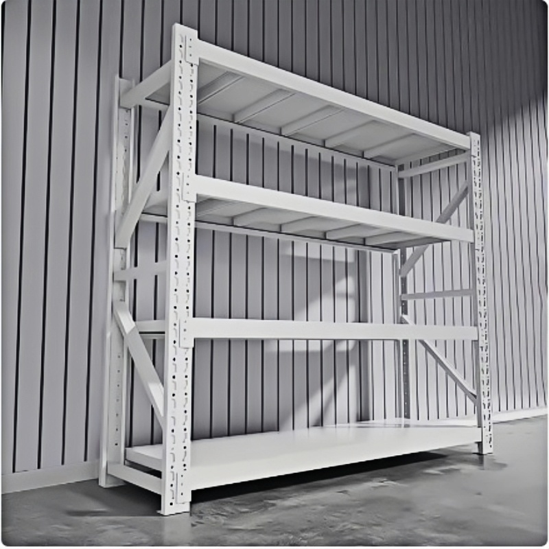 凡尔尚白色货架四层高清大图