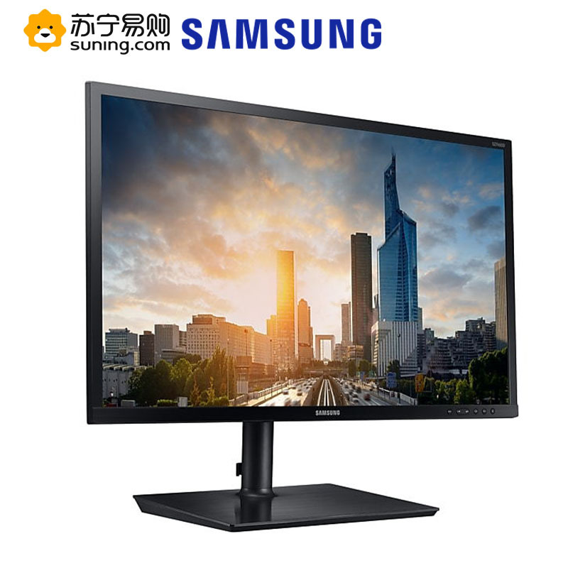 三星(SAMSUNG) 电脑显示器27英寸PLS广视角升降旋转商用办公不闪屏 S27H650FDC 支持壁挂 (HDMI+DP+VGA接口)