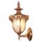 欧式户外壁灯防水庭院外墙灯室外复古走廊过道挂墙灯楼梯阳台灯具 黑色+LED白光 散件-3025款小号