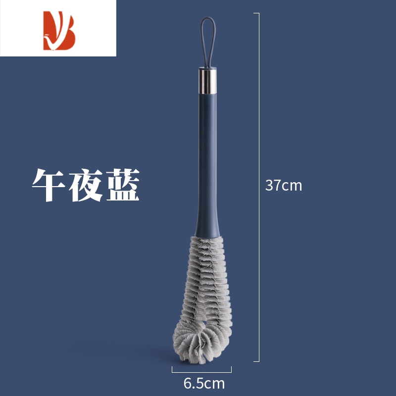 三维工匠长柄杯刷奶瓶清洗刷洗水杯子器洗茶杯瓶子保温杯清洁刷子无死角高清大图