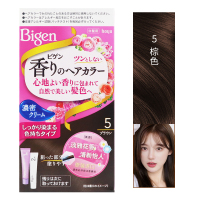 美源(MEIYUAN)花果香染发膏 5棕色(日本进口染发剂 健康遮盖白发染发霜 男女兼用)