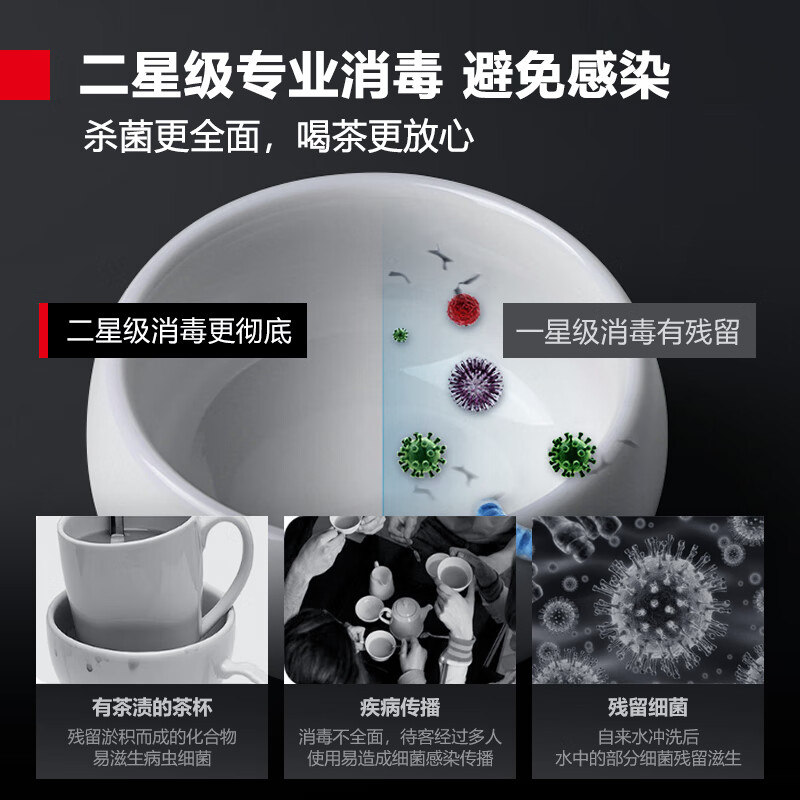 德玛仕商用消毒柜XDZ60F-1 二星消毒 桌面迷你 奶瓶餐具高清大图