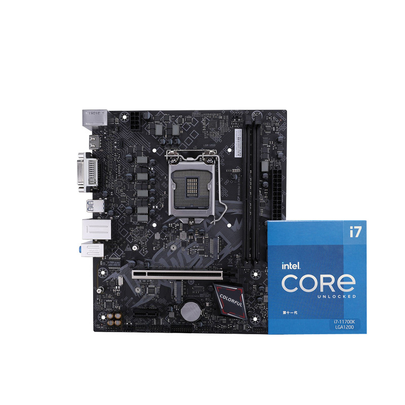 七彩虹 BATTLE-AX B560M-D PRO V20 主板+英特尔i7-11700K 板U套装