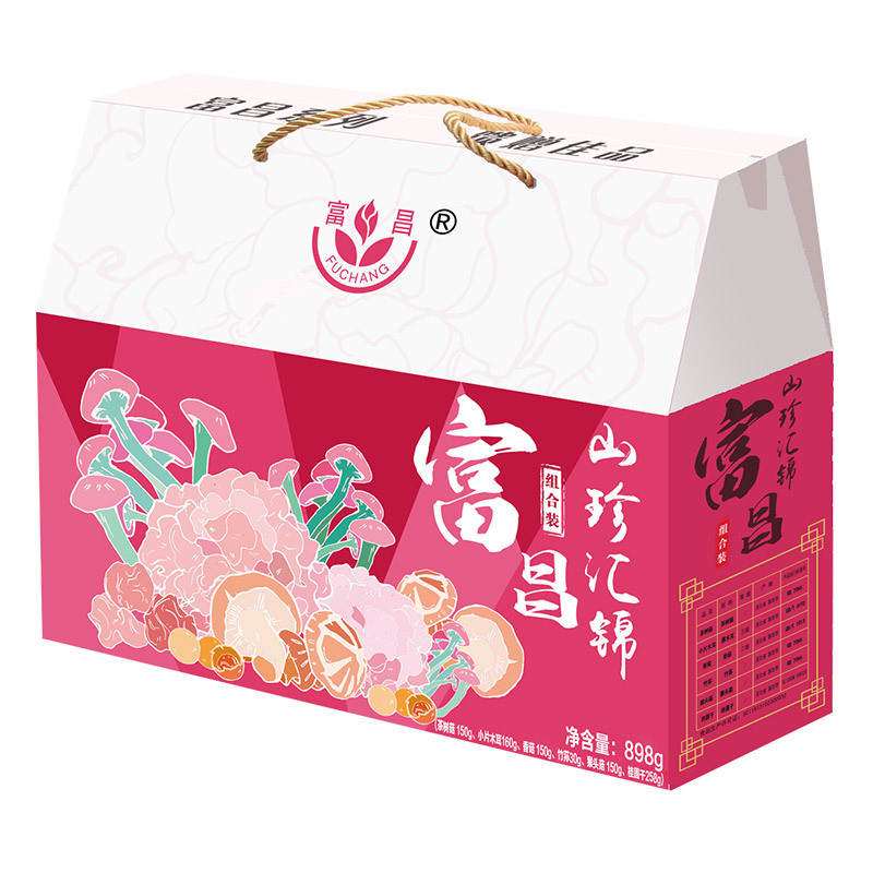 富昌山珍汇锦南北干货礼盒898g