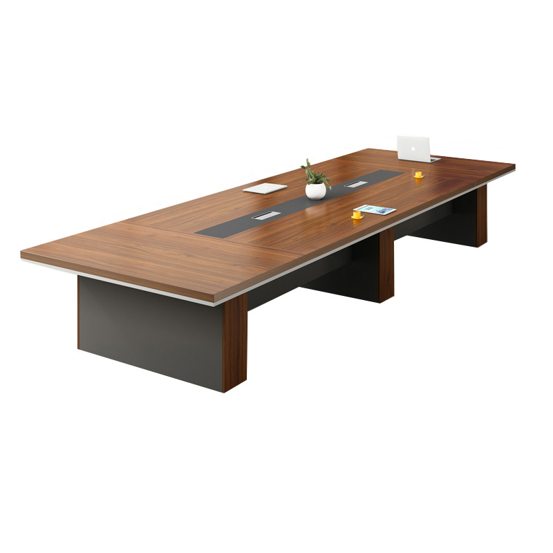 鑫环境 会议桌480*140*75cm 办公家具大型会议桌长桌椅组合简约现代板式办公家具公司木质条形洽谈桌