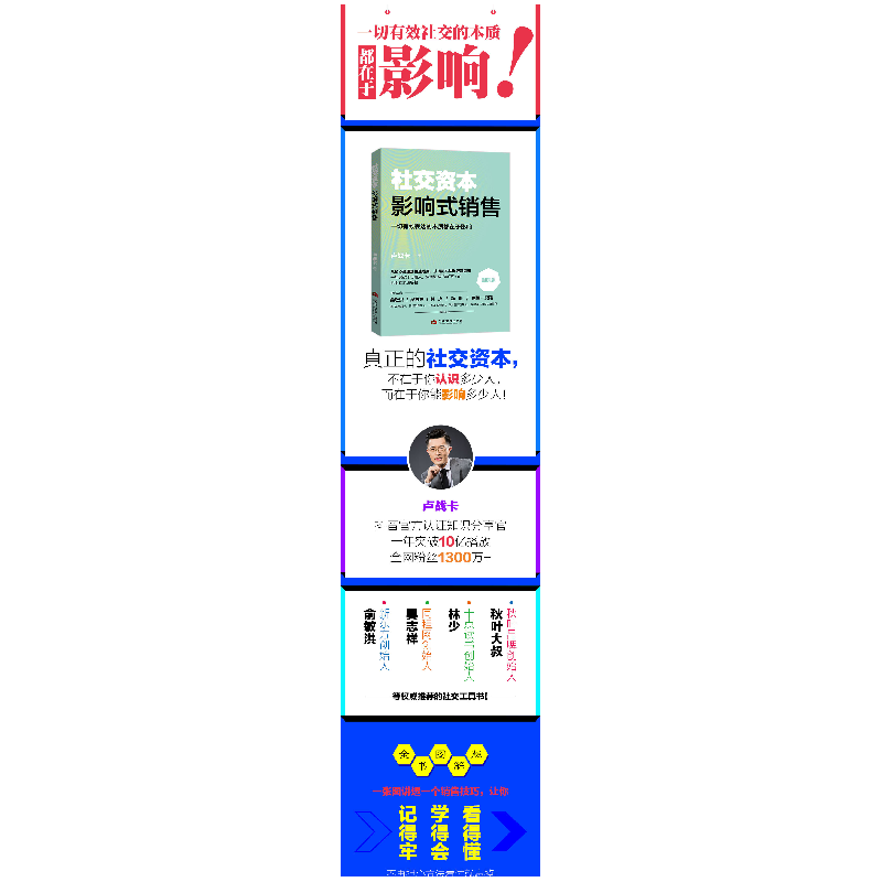 正版新书]资本:影响式销售卢战卡 著9787509016107高清大图