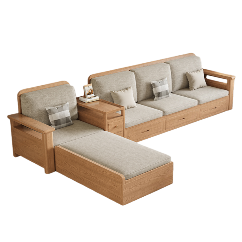 智叶舟沙发组合300*175*88cm套高清大图