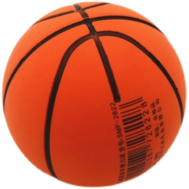 幼儿童响指迷你软橡胶弹力篮球不用充气幼儿园拍拍小皮球减压玩具