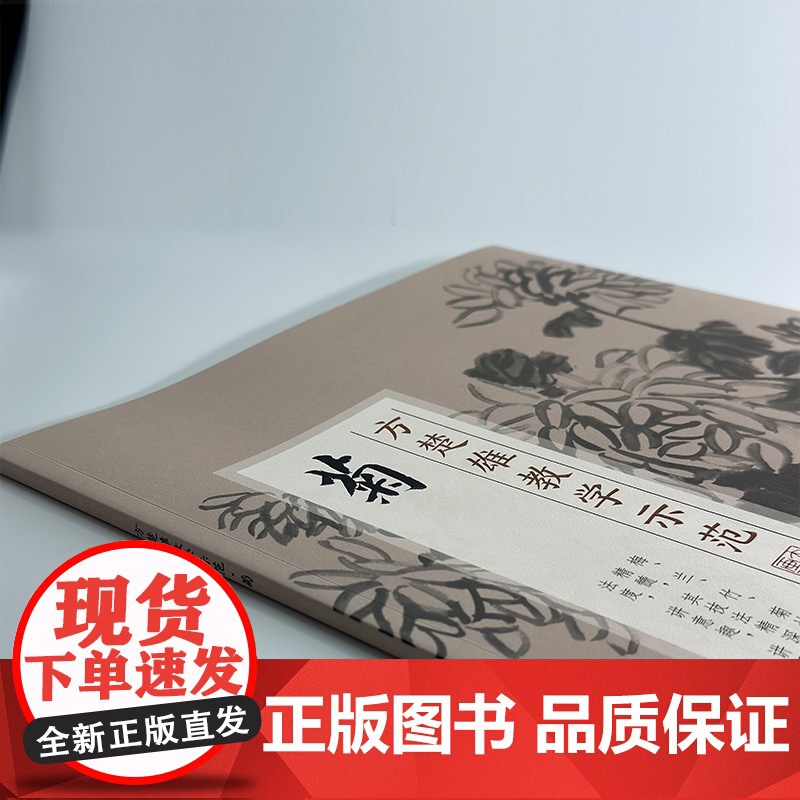 方楚雄教学示范.菊 国画技法 步骤详解 教学示范视频 国画好书 岭南美术出版社高清大图